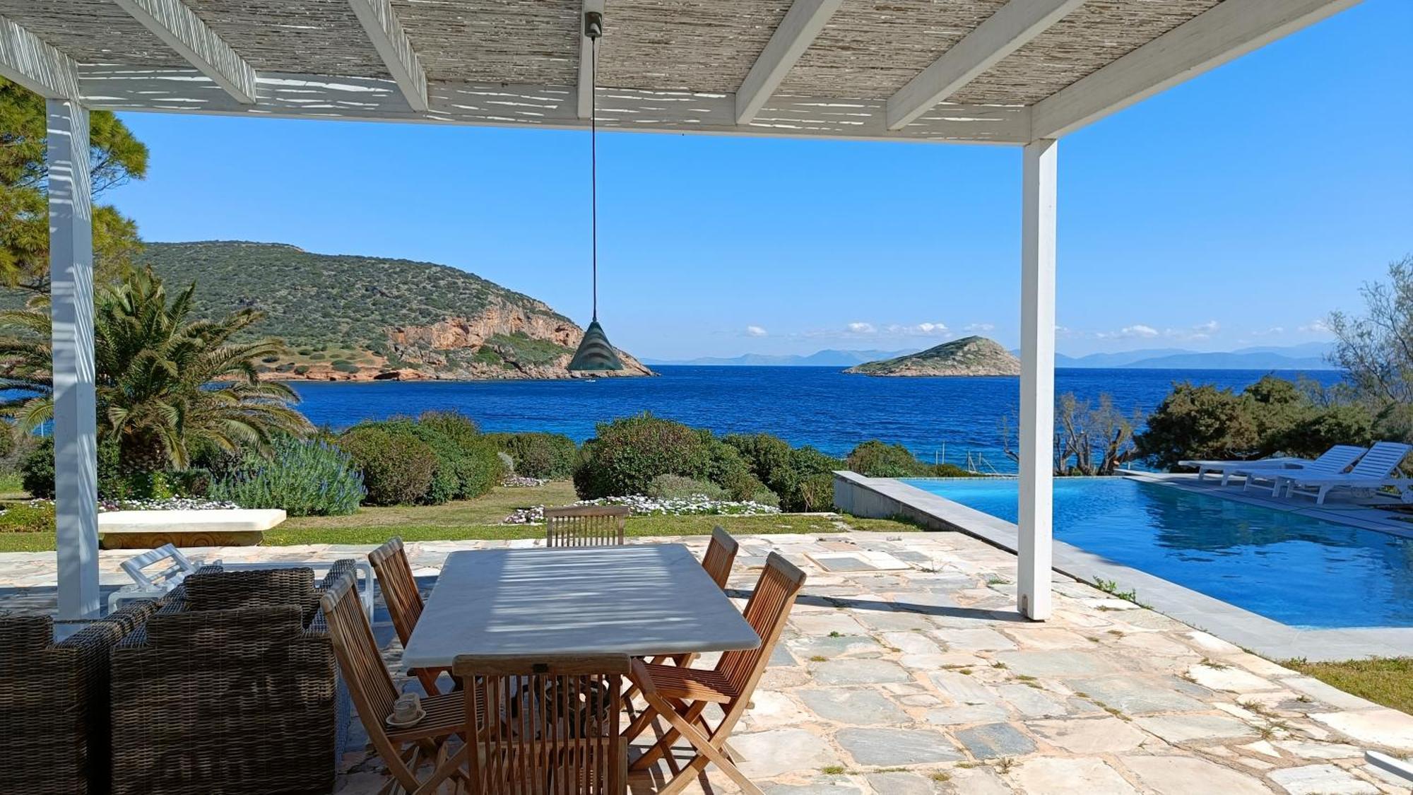 Summer Villa In Порто-Рафти Экстерьер фото